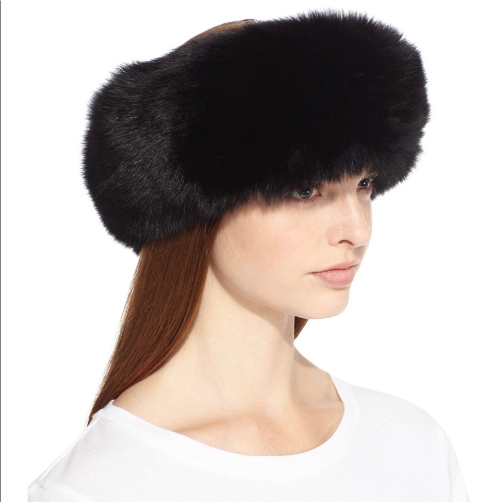 100% Mink Fur Headband Hat